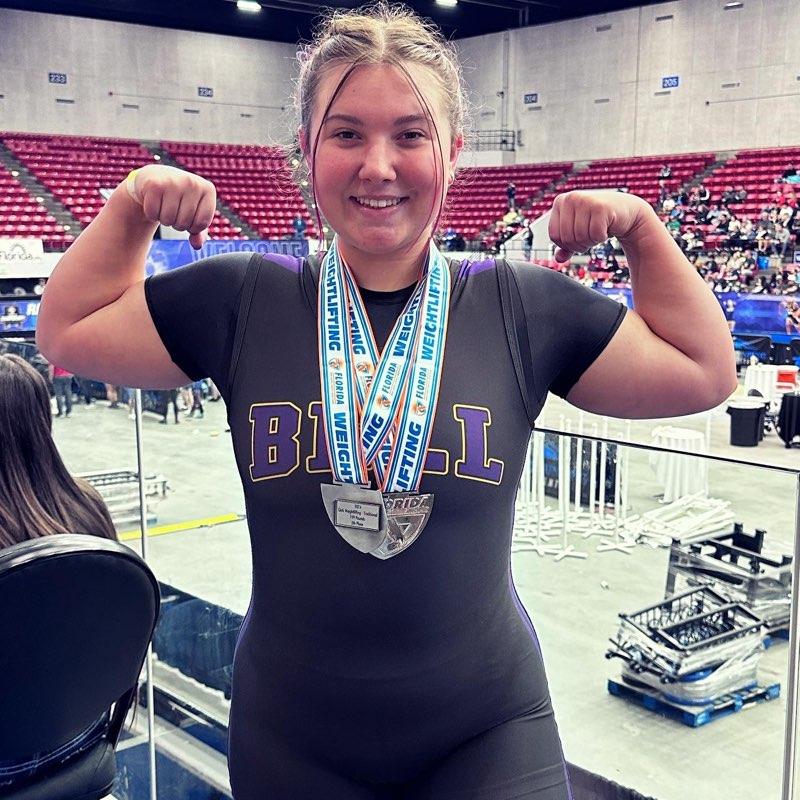 Bell junior medals at State Weightlifting Meet Gilchrist County Herald